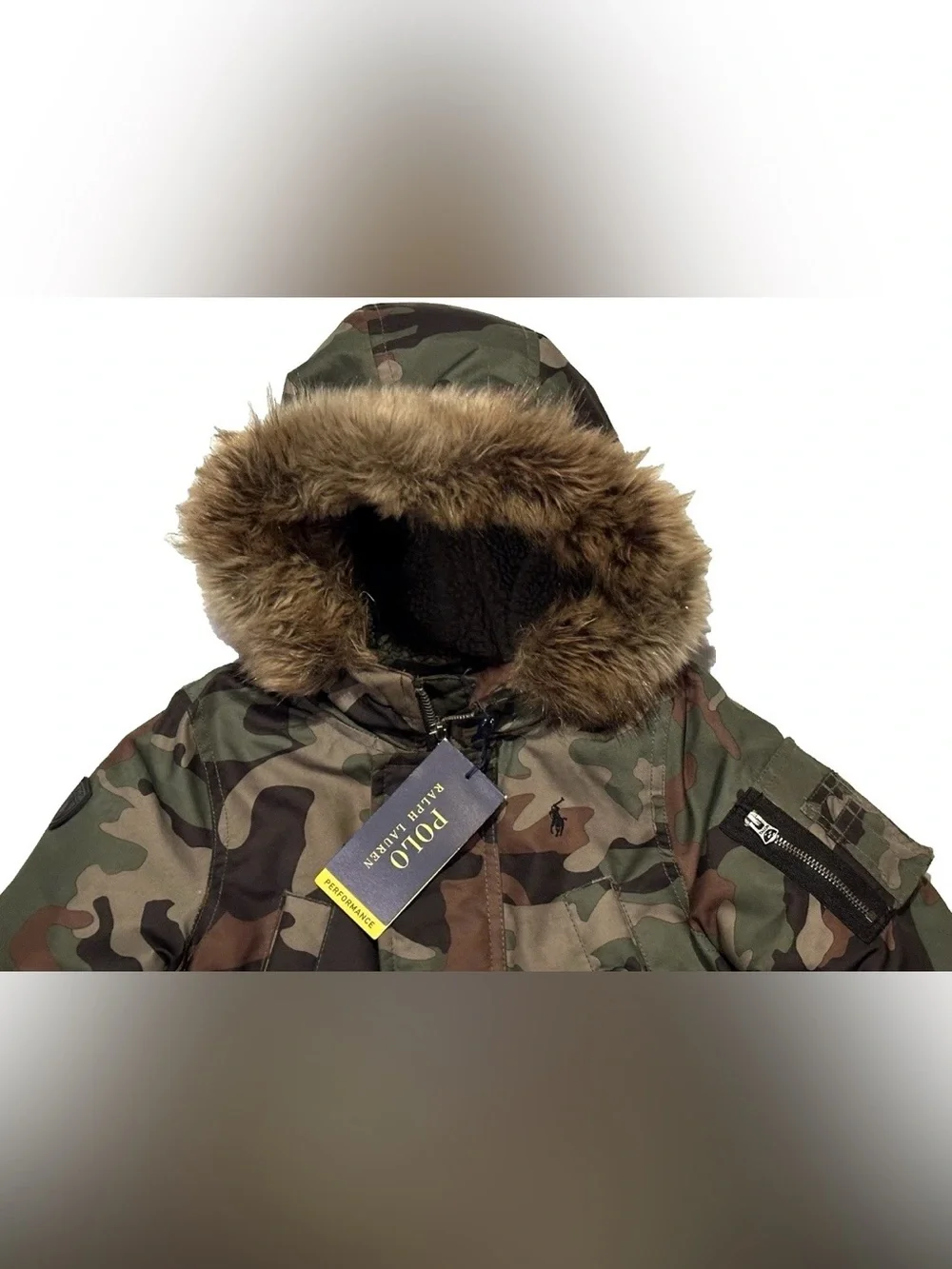 NEW POLO RALPH LAUREN CAMO PUFFER COAT 2T KIDS BOYS TODDLER BUBBLE COAT WARM